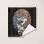Wolf Lovers Bad Handdoek (Wasdoekje)