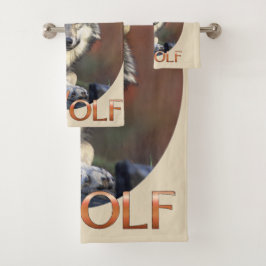 Wolf Lovers Bad Handdoek