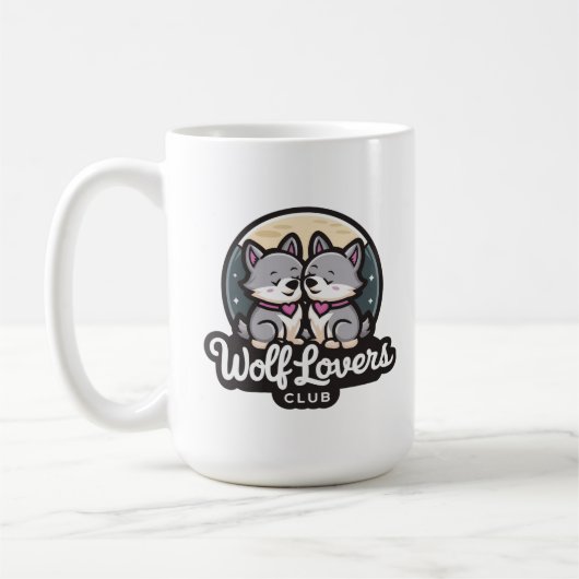 Wolf Lovers Club - Weerwolf Coffee Mok (Links)