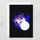 Wolf & Maan Uitnodiging (Voorkant / Achterkant)