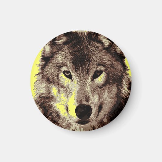 Wolf Magneet (Voorkant)