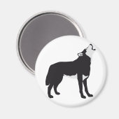 wolf magneet (Voorkant / Achterkant)