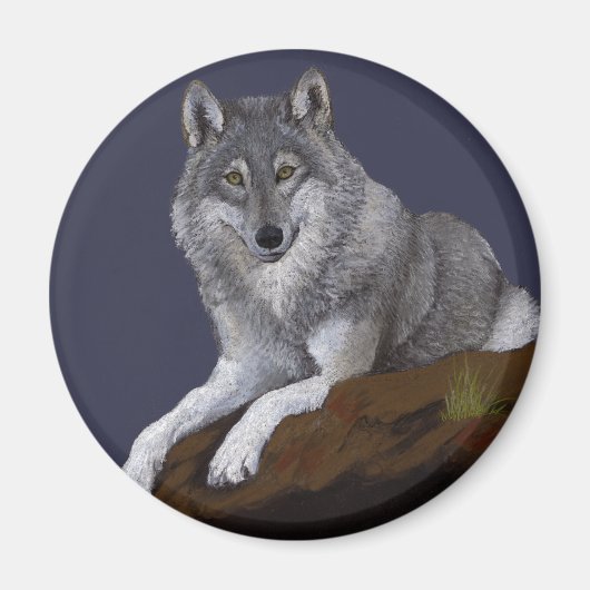 Wolf Magneet (Voorkant)