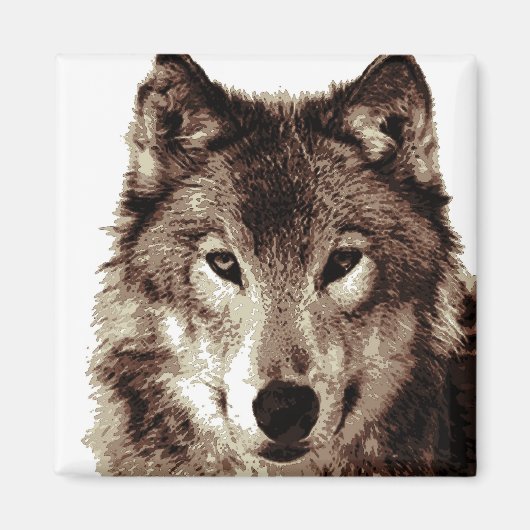 Wolf Magneet (Voorkant)