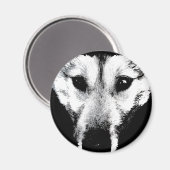 Wolf Magnet Arctic Wolf Pup Fridge Magnets & Gift Magneet (Voorkant / Achterkant)