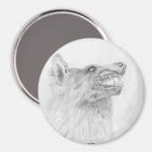 Wolf Magnet Magneet (Voorkant / Achterkant)
