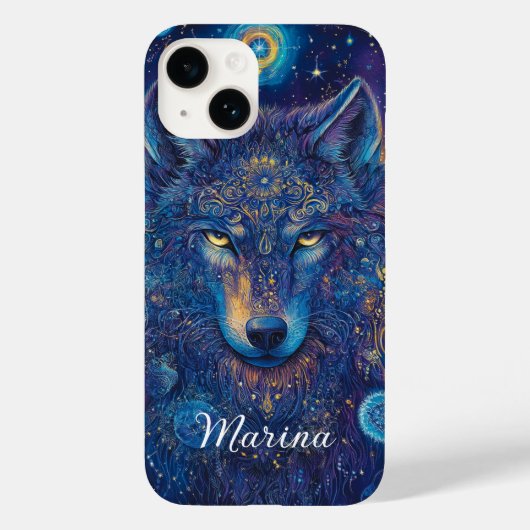 Wolf Mandala  Case-Mate iPhone Case (Achterkant)