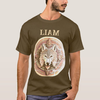 Wolf Mandala Sepia T-shirt