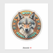 Wolf Mandala Voor Wolf Lover Wolf Liefde Stickers (Vel)