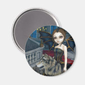 "Wolf Manor" magneet (Voorkant / Achterkant)