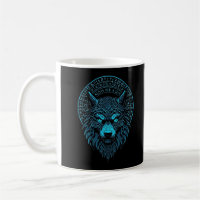 Wolf Mask Odin runt Noors kompas Viking