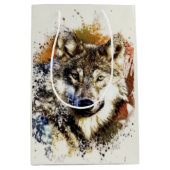 Wolf medium cadeauzakje (Voorkant)