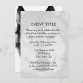 Wolf met blauwe ogen kaart (Voorkant / Achterkant)