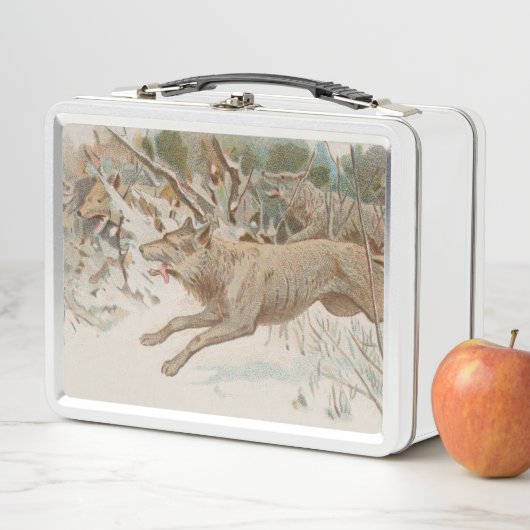  Wolf Metal Lunch Box (In situ)