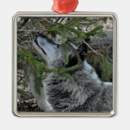 Wolf Metalen Ornament