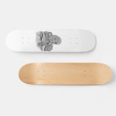 Wolf mit Rabe Skateboard (Horizontaal)