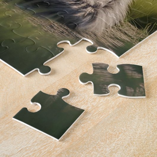 Wolf Mom and Pup Jigsaw Puzzle (Côté)