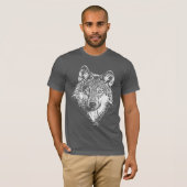 Wolf Monochrome T-shirt (Voorkant volledig)