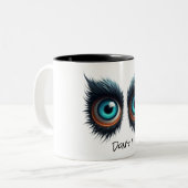 Wolf Monster Eyes - Personnaliser Mug (Devant gauche)
