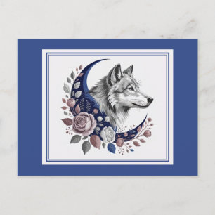 Wolf & Moon Briefkaart