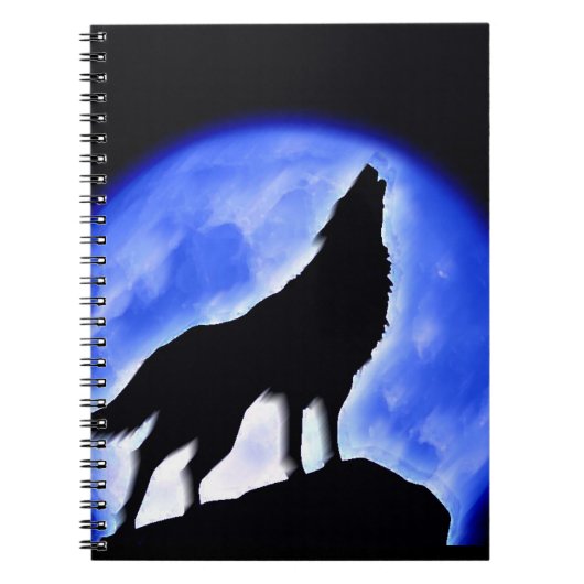 Wolf & Moon Notitieboek (Voorkant)