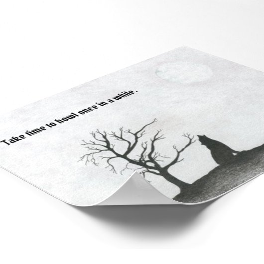 Wolf Moon Poster (Hoek)