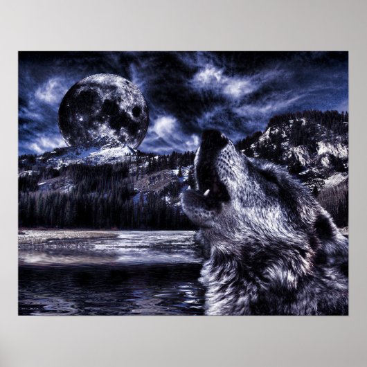 Wolf Moon Poster (Voorkant)