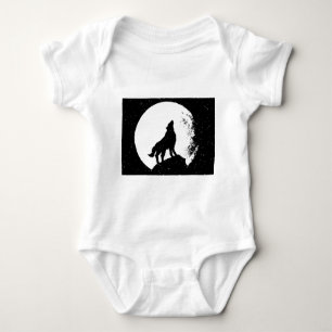 Wolf & Moon Silhoutte Romper