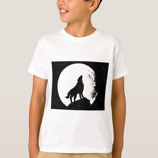 Wolf & Moon Silhoutte T-shirt (Voorkant)