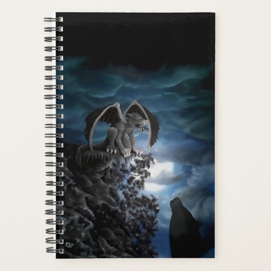 Wolf Moon - Wolf met Golem Planner (Voorkant)