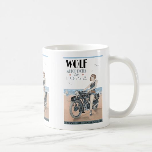Wolf Motorcycles Café Mug (Droite)
