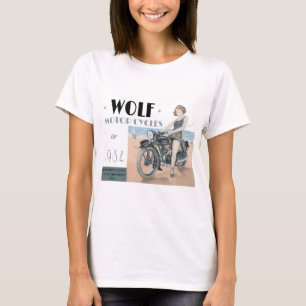 Wolf Motorycli T-Shirt