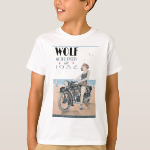 Wolf Motorycli T-Shirt