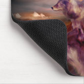 Wolf Mountain Art Mousepad Muismat (Hoek)