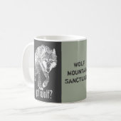 Wolf Mountain - Mok met Wolf Coffee (Voorkant links)