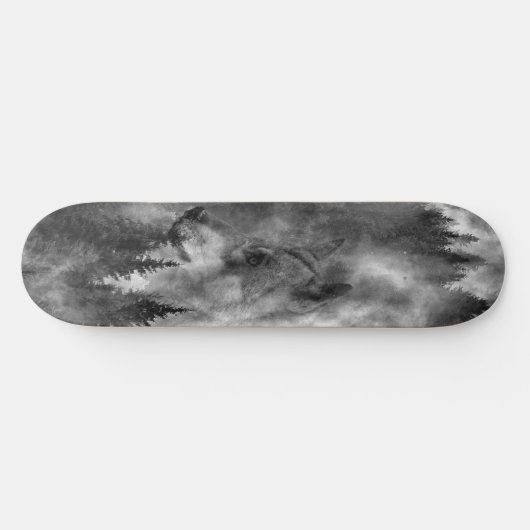 Wolf mountainskateboard skateboard (Horizontaal)
