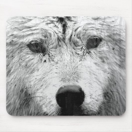 Wolf MousePad Muismat (Voorkant)