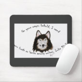 Wolf Mousepad religieus Muismat (Met muis)