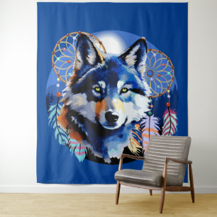 Wolf Native Animal Spirit Wandkleed