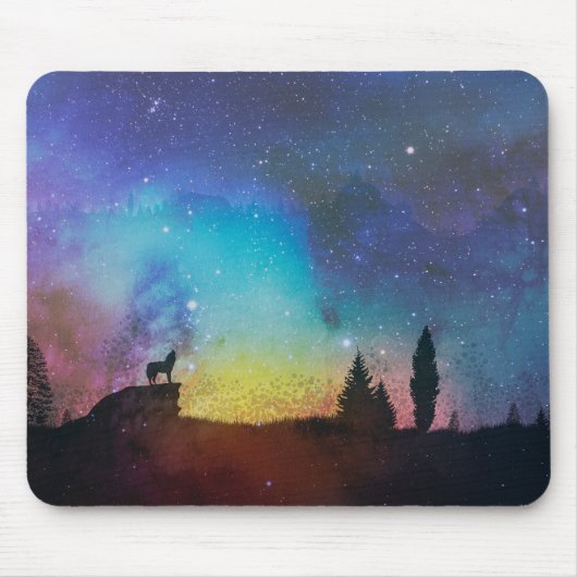 Wolf Night Muismat (Voorkant)
