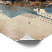 Wolf no 3 Glanzend Poster Perfect Poster (Hoek)