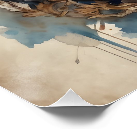 Wolf no 3 Glossy Poster (Coin)