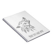 Wolf notebook notitieboek (Rechterzijde)