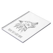 Wolf notebook notitieboek (Linkerzijde)