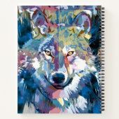Wolf Notitieboek - Blue Wolf Writing Pad (Achterkant)