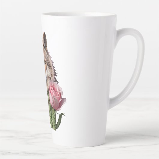 Wolf One Latte Mug (Droite)