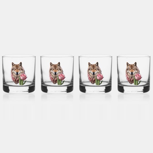 Wolf One Whisky Glas (Voorkant)