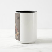 Wolf op een viool kralen mok (Midden)