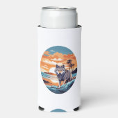 Wolf op het strand (Seltzer Voorkant)