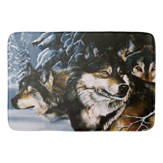 Wolf Pack Badmat (Voorkant)